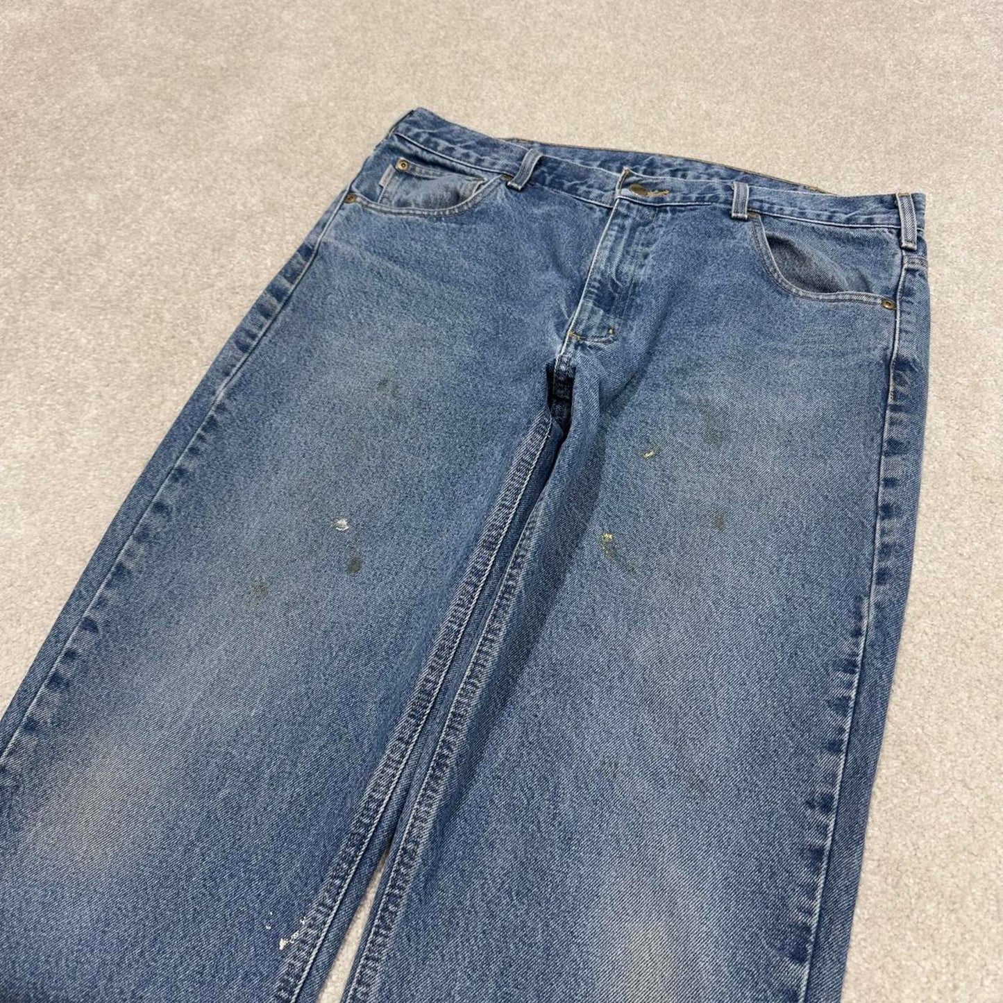 Vintage Carhartt skater jeans W38L32 90s skater style traditional fit loose 5 pocket pants