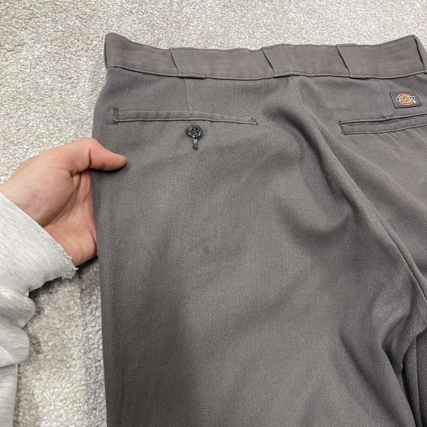 Y2k Dickies 874 work pants grey Straight leg flex chino style workwear skater trousers