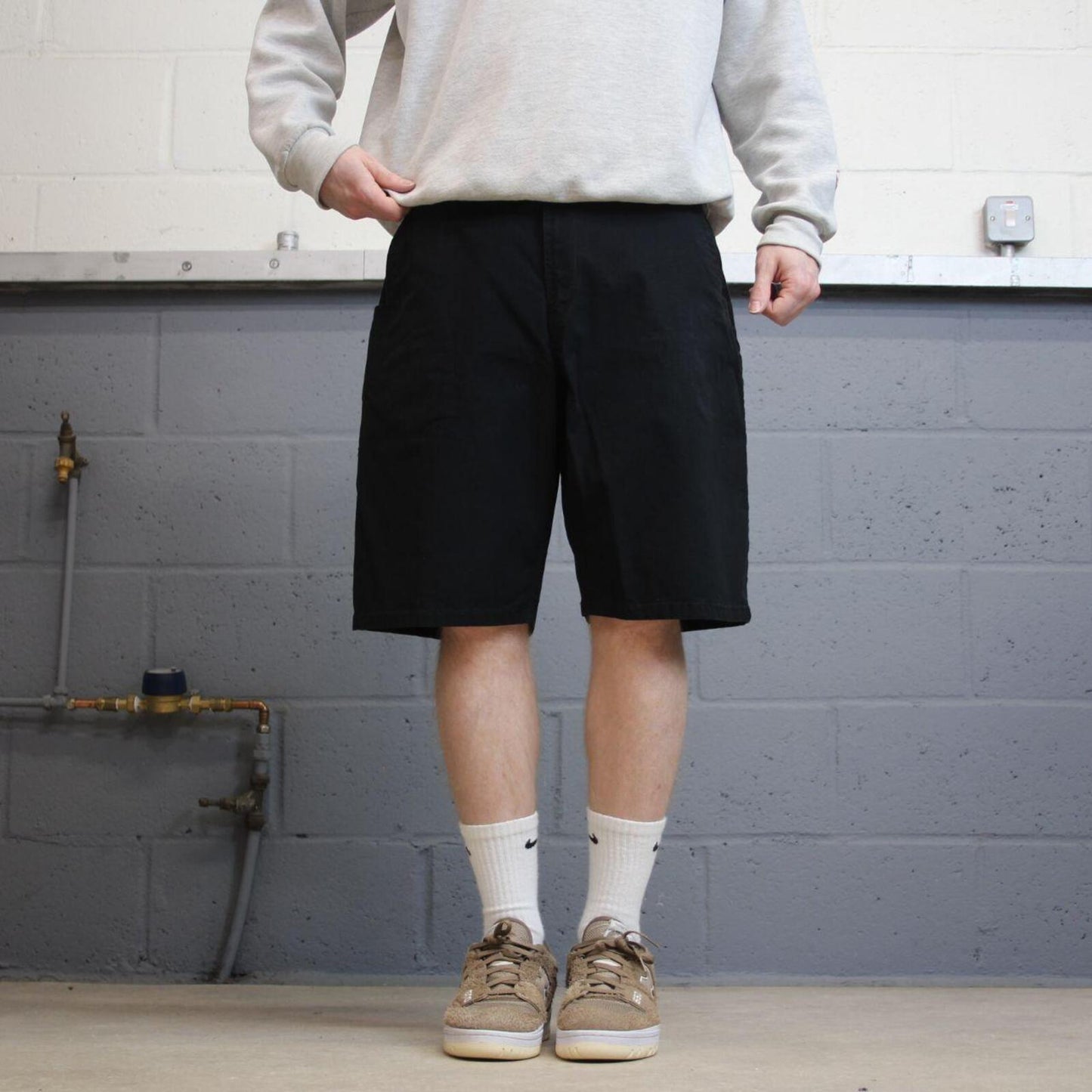 Dickies Y2k loose carpenter shorts W36 black
