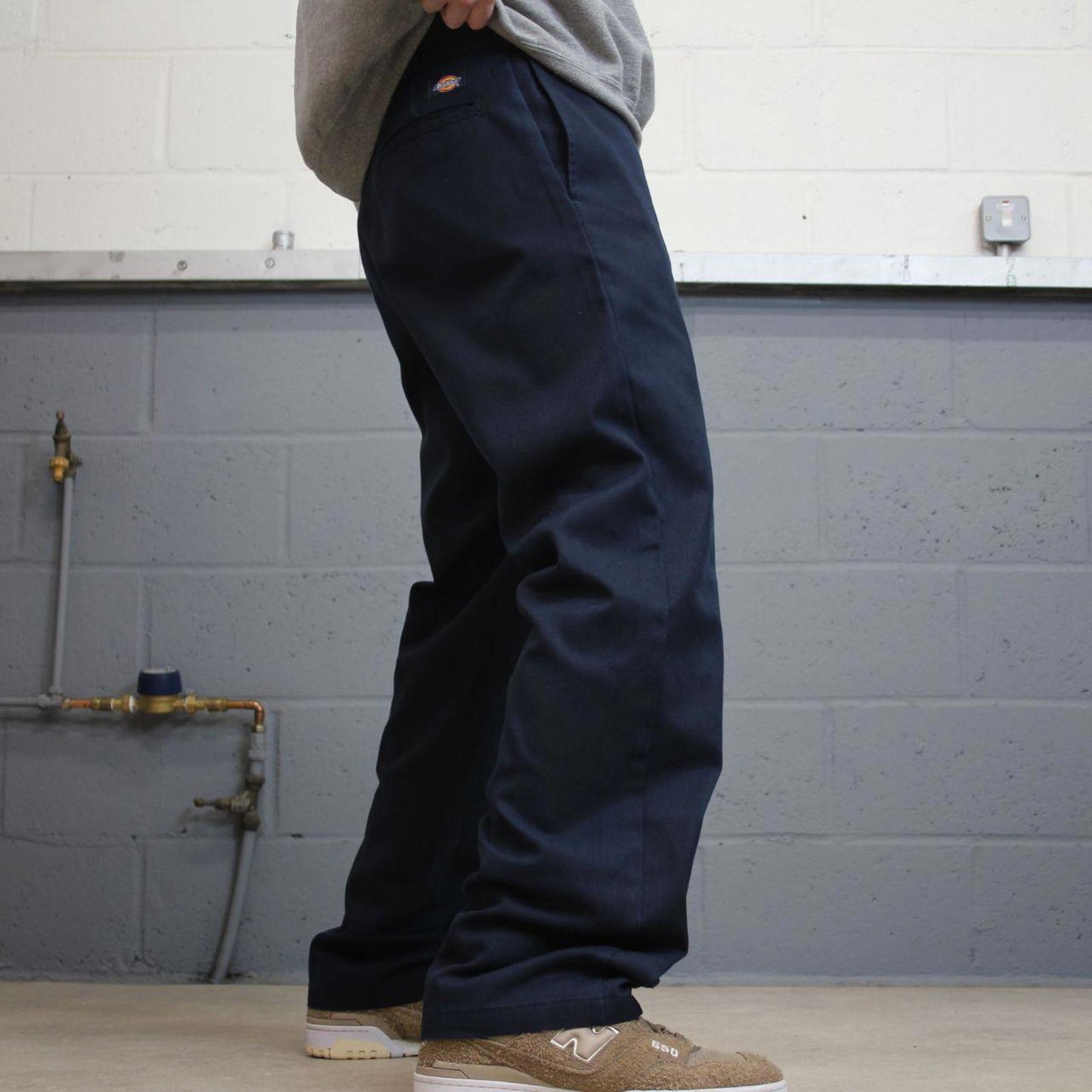 Dickies 874 skater work pants navy loose straight original fit chino style skate trousers