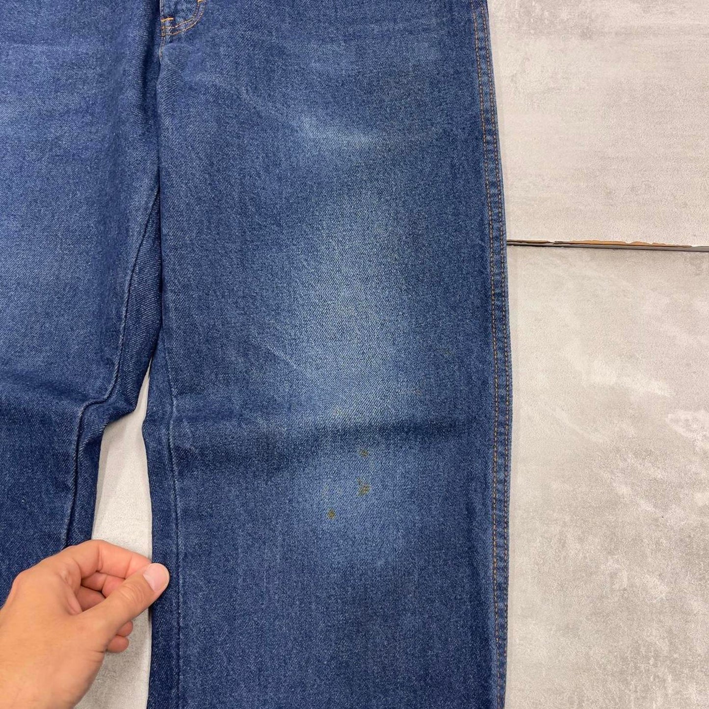 Dickies jeans W34L30 loose blue denim 90s style skater style jeans