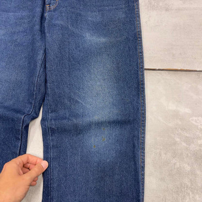 Dickies jeans W34L30 loose blue denim 90s style skater style jeans