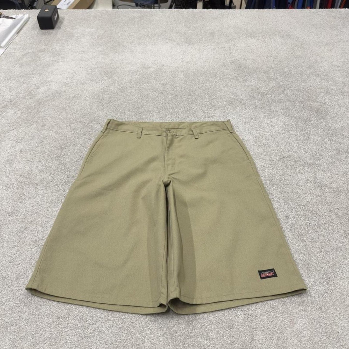 Dickies baggy carpenter shorts khaki Twill chino skater style shorts wide long leg