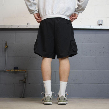 Y2K Columbia Cargo summer shorts black Loose utility festival tech shorts