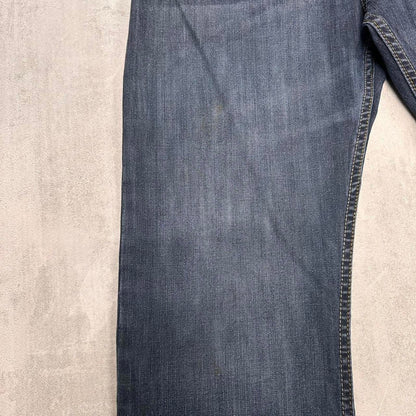 Blue Wrangler jeans W34L30 slim straight fit denim pants