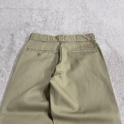 Y2K Dickies 874 work pants khaki original fit straight leg chino skater style trousers
