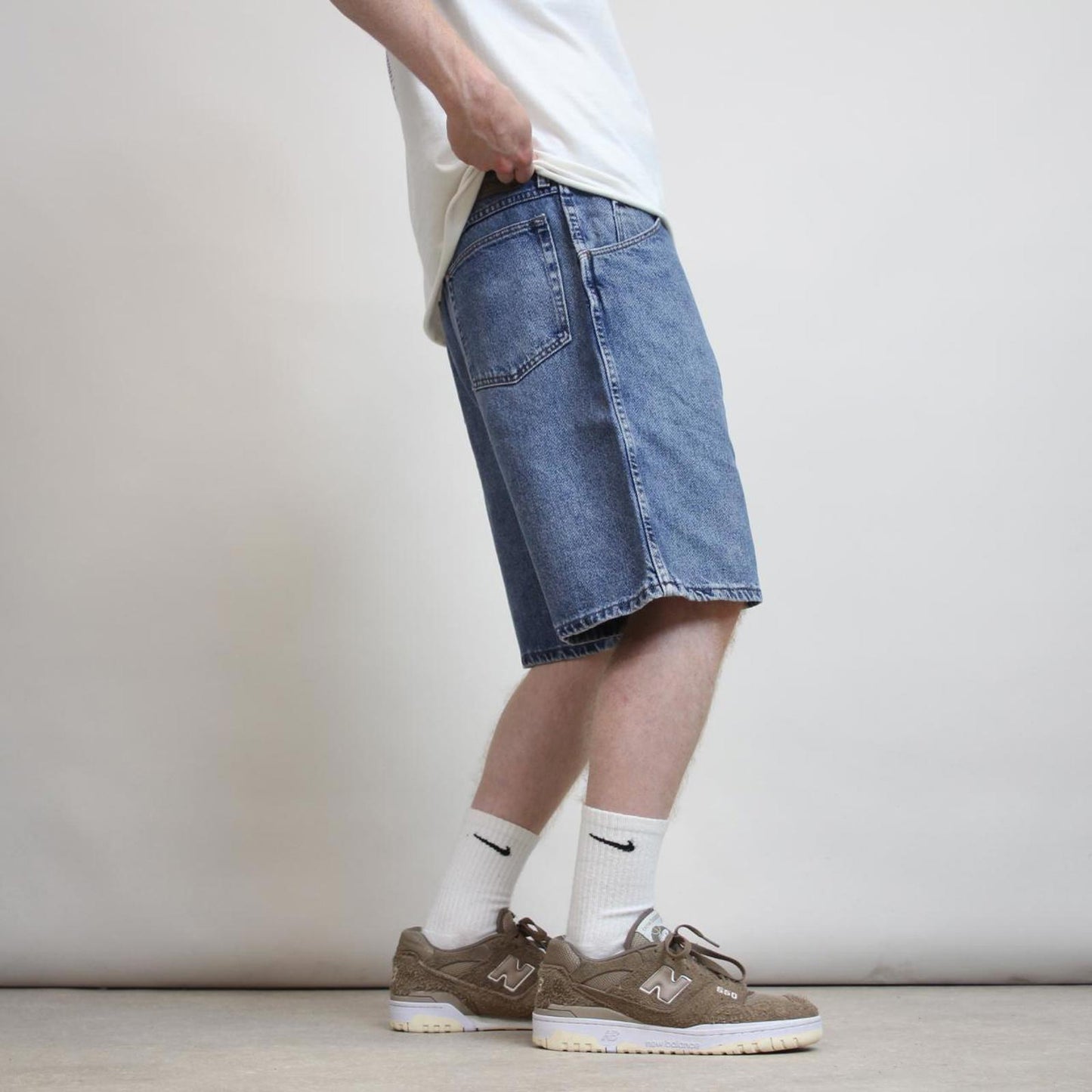 Mens baggy Wrangler jorts W34