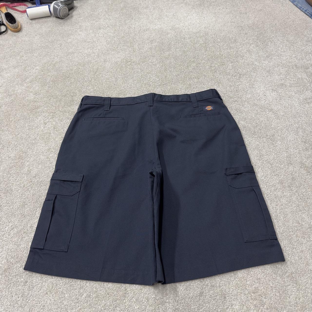 Dickies baggy cargo shorts y2k navy Chino style skater shorts wide leg festival