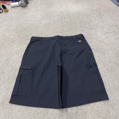 Dickies baggy cargo shorts y2k navy Chino style skater shorts wide leg festival
