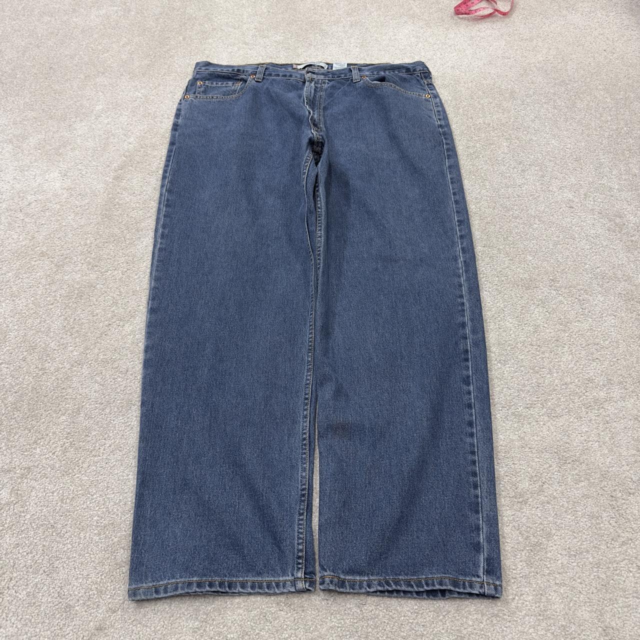 Levi’s 550 baggy jeans y2k loose fit blue denim Denim relaxed fit skater 2000s red tab logo pants