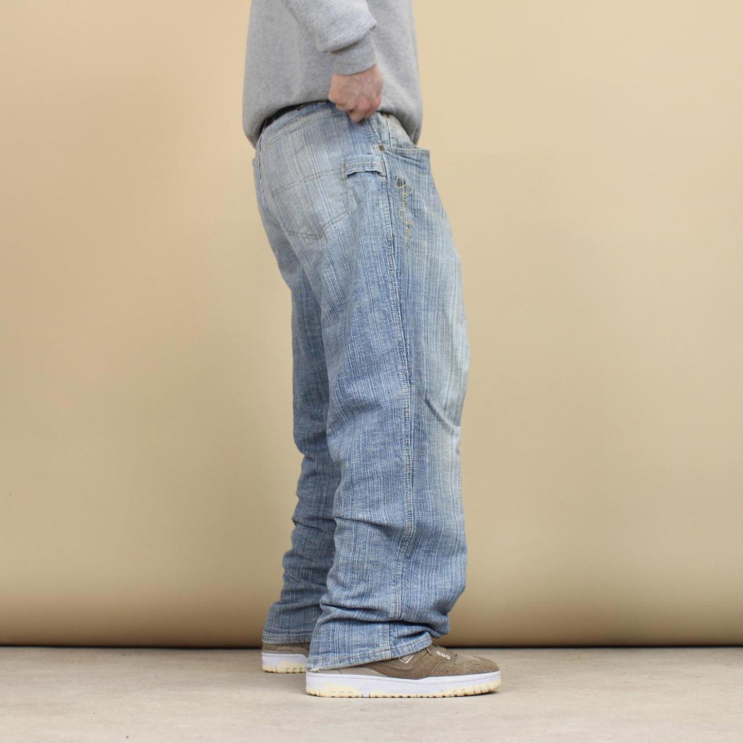 Baggy Sean John skate jeans W34 L32 blue loose denim hip hop skater jeans