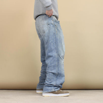 Baggy Sean John skate jeans W34 L32 blue loose denim hip hop skater jeans