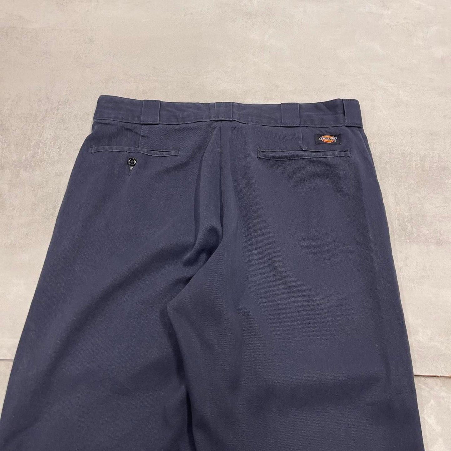 Dickies 874 Pants W33L32 navy original fit twill chino 90s style skater pants