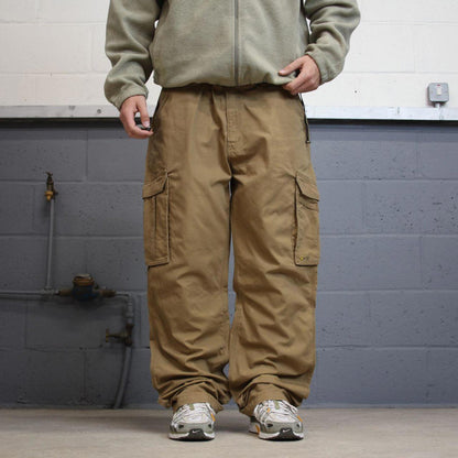 Vintage Carhartt cargo pants khaki 90s skater style W40L32 loose leg carpenters