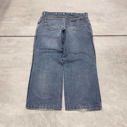 Vintage Wrangler jeans W36L27 blue mens 5 pocket work y2k jeans