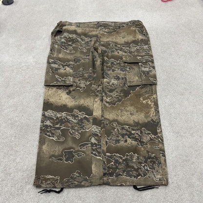 Baggy realtree camo cargo pants wide leg Y2K XXL khaki Wide leg camouflage pattern utility trousers