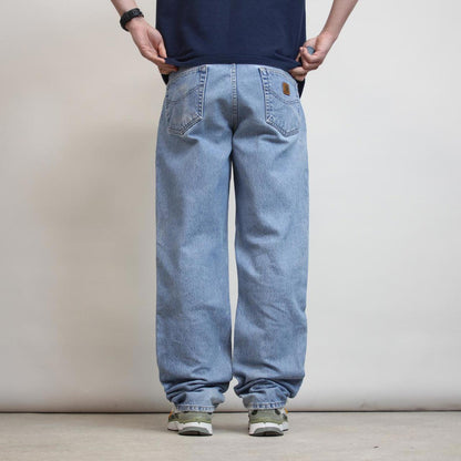 Mens vintage Carhartt jeans W36 L34 blue loose relaxed 90s style jeans