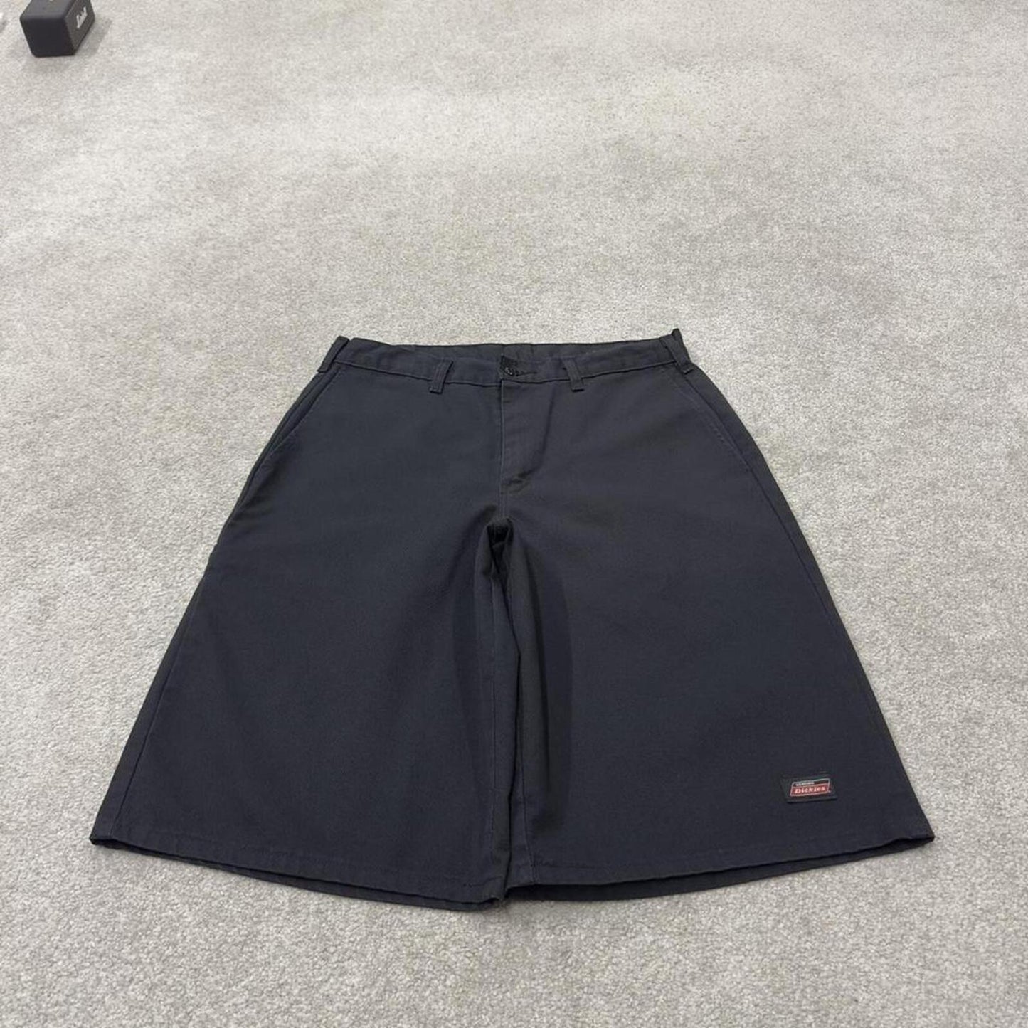 Dickies baggy carpenter shorts black Twill chino skater style shorts loose long leg