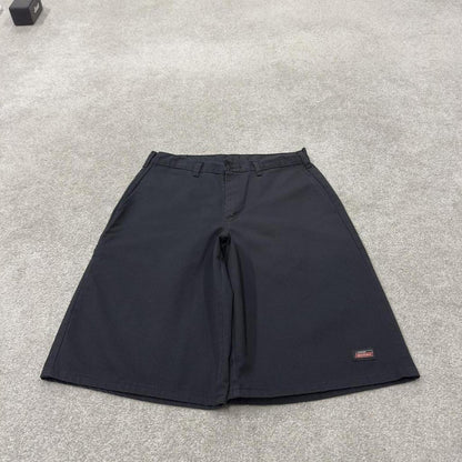 Dickies baggy carpenter shorts black Twill chino skater style shorts loose long leg