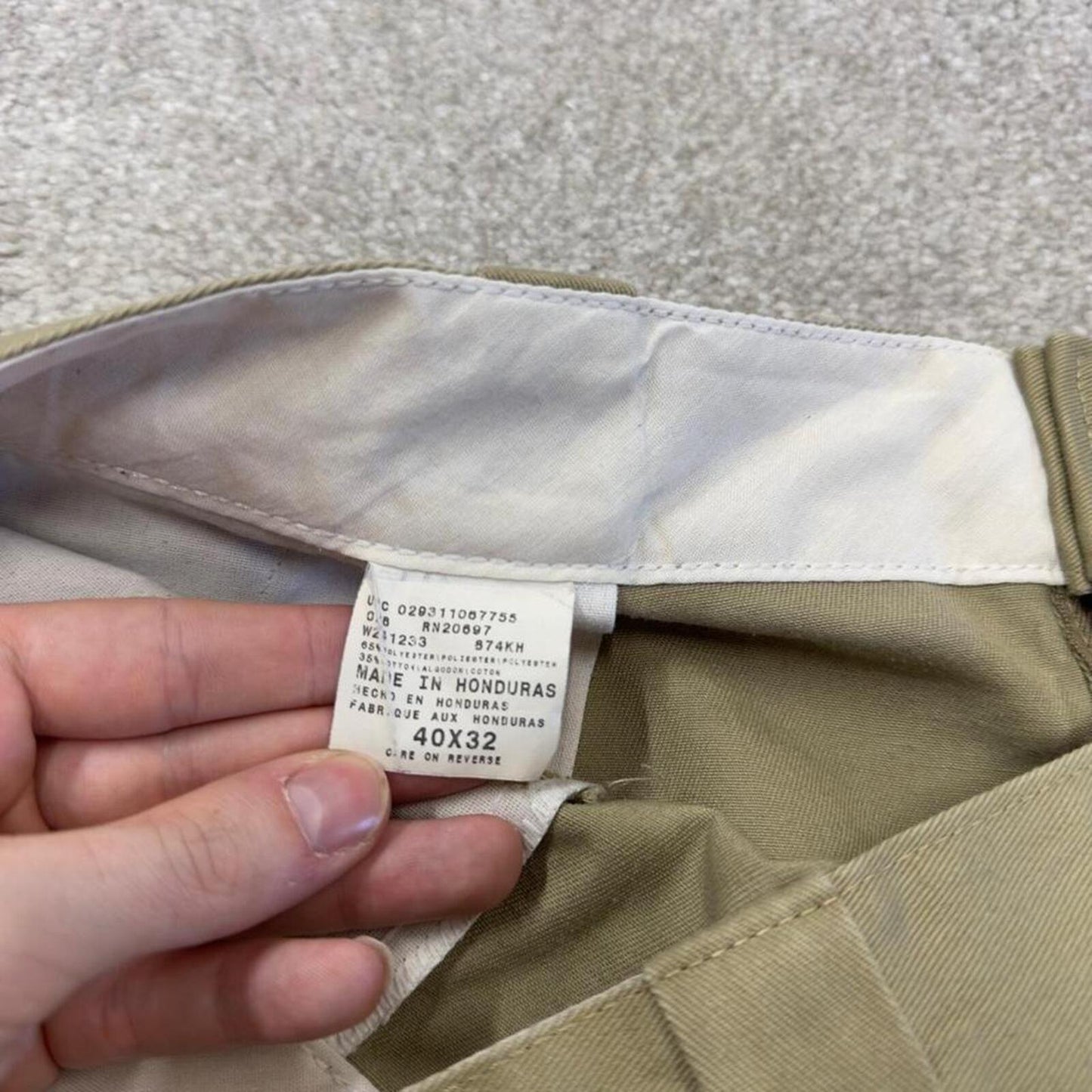 Dickies chino shorts loose khaki Twill chino skater style shorts loose leg