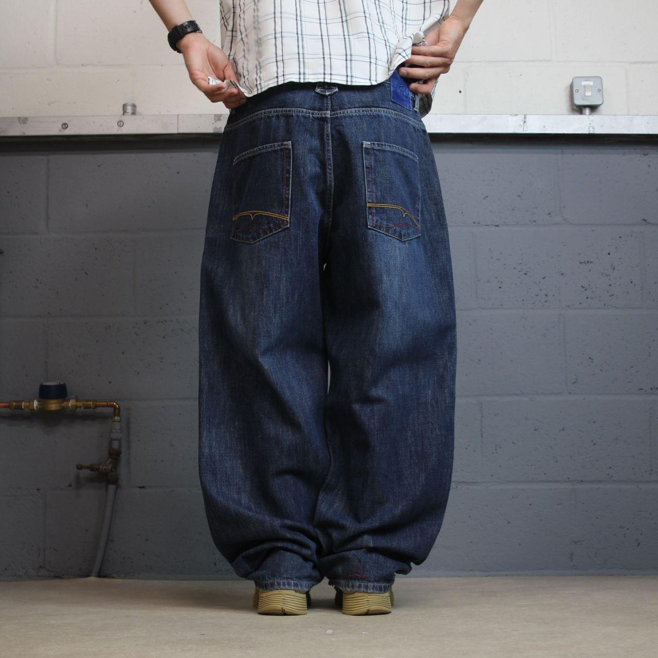 G Unit baggy jeans y2k W38L32 blue Proper baggy skater style Gorilla Unit print design heavy denim