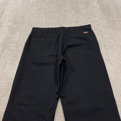 Y2K Dickies work pants black Loose twill chino style skate trousers