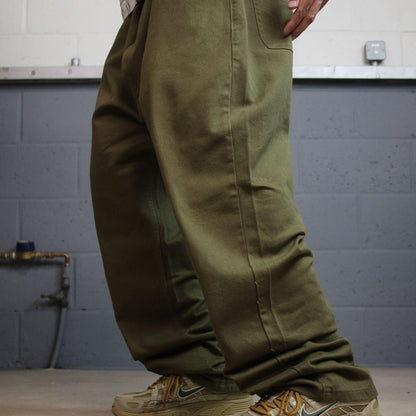 Y2K Evolution In Design jeans W44L32 green denim 100% cotton stitch design