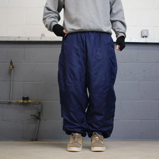 Vintage y2k baggy Nike tracksuit bottoms navy