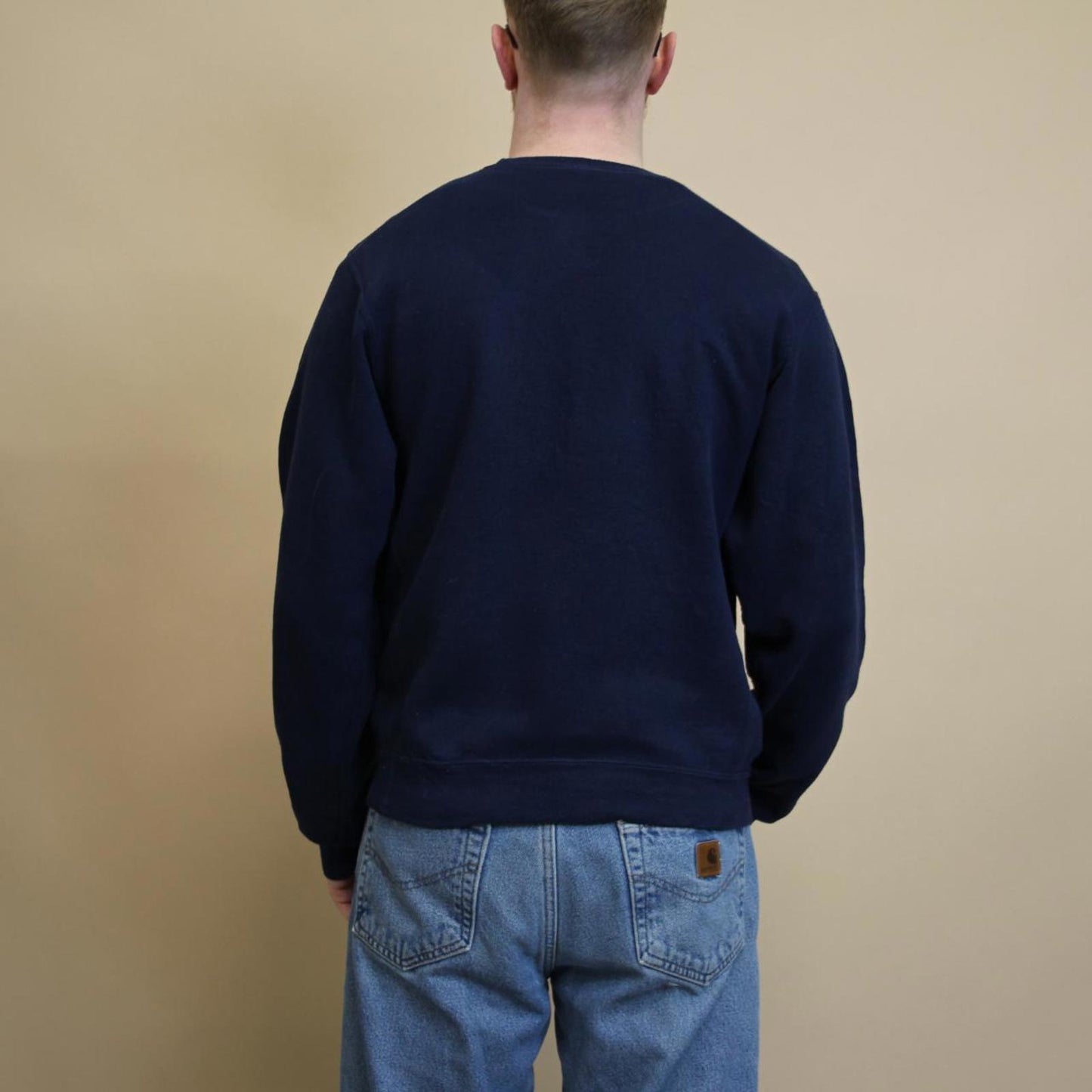 Blue vintage Russell sweatshirt S