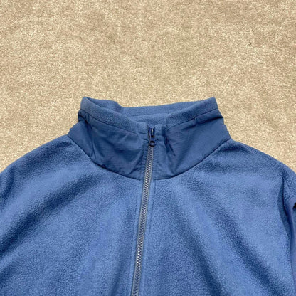 00s Columbia technical fleece gilet XL women's blue full zip up y2k style autumn