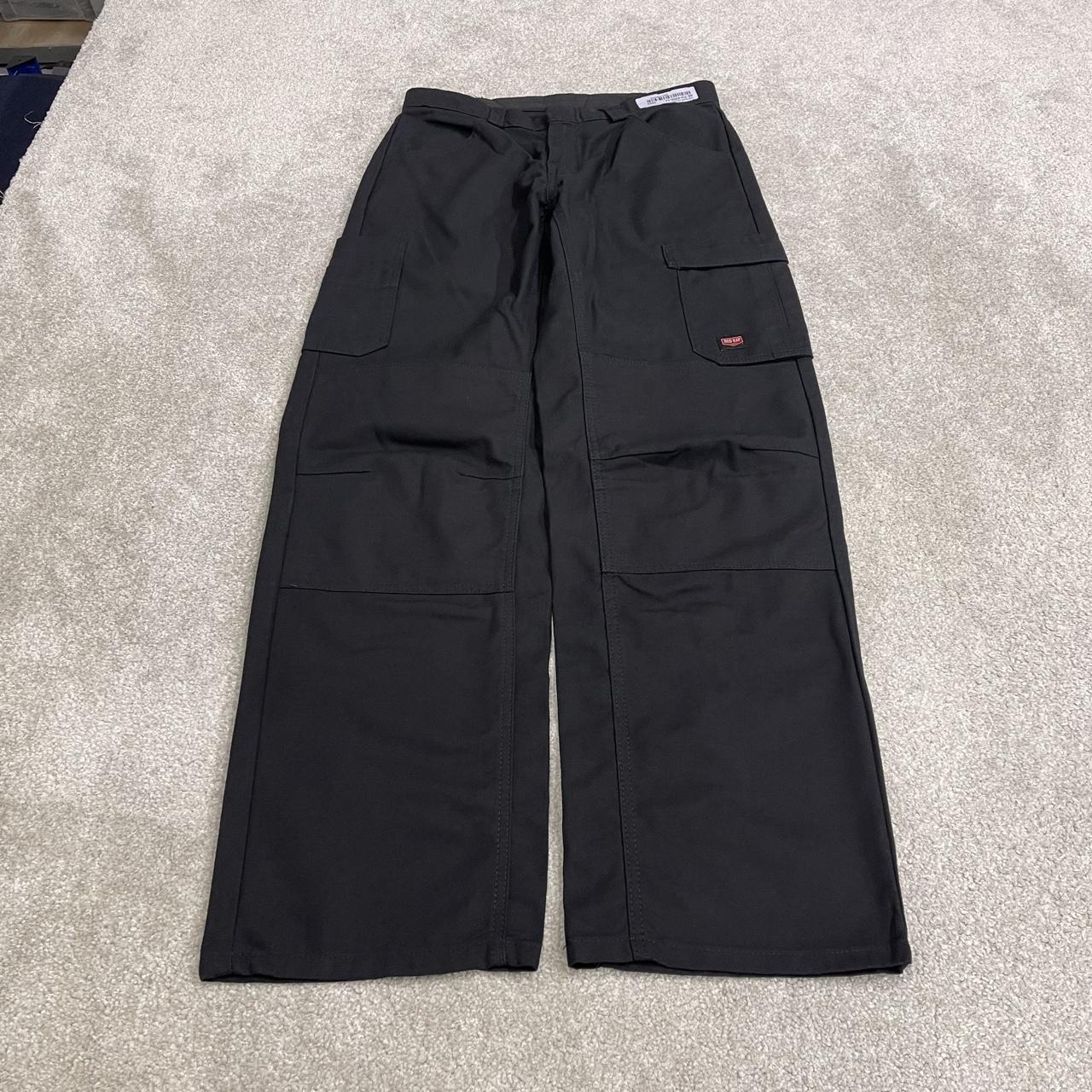 Red Kap baggy double knee cargo pants y2k Loose wide leg skater work pants