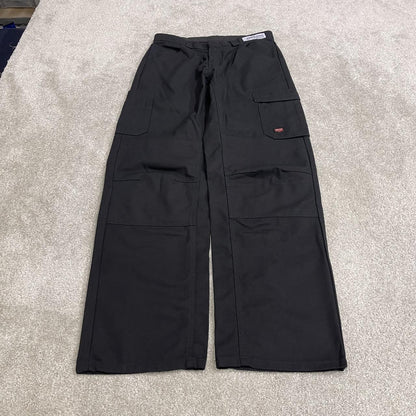 Red Kap baggy double knee cargo pants y2k Loose wide leg skater work pants