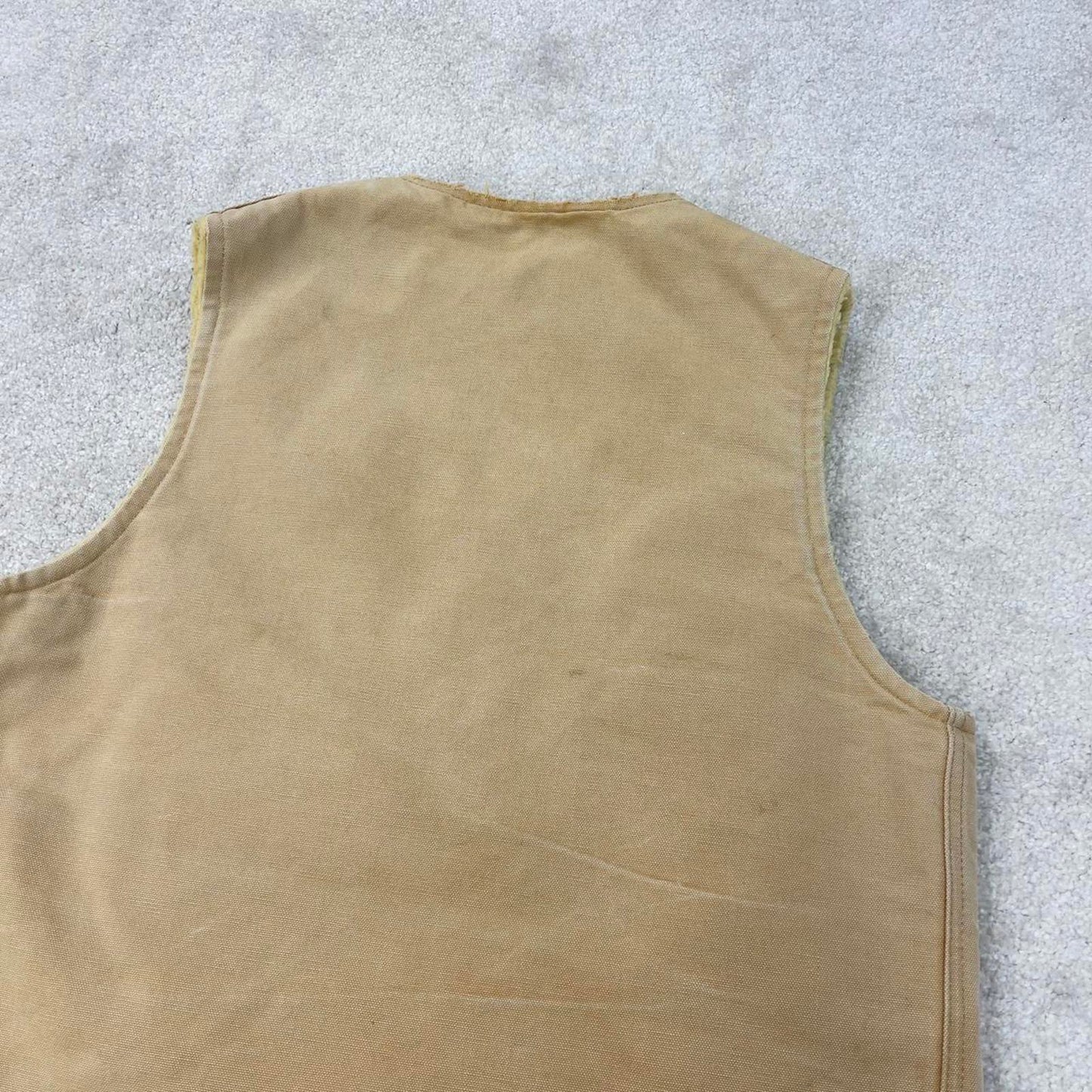 Tan vintage 1989 Carhartt Gilet S