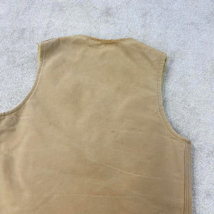 Tan vintage 1989 Carhartt Gilet S