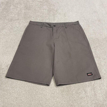 Dickies baggy carpenter shorts grey Chino style skater shorts long wode leg festival