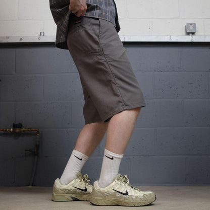 Dickies carpenter chino shorts loose grey Twill chino skater style shorts long leg