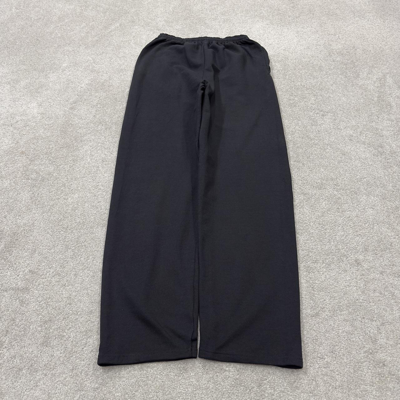 Y2K Champion sweatpants black joggers loose leg Loose casual 2000s style jogging bottoms