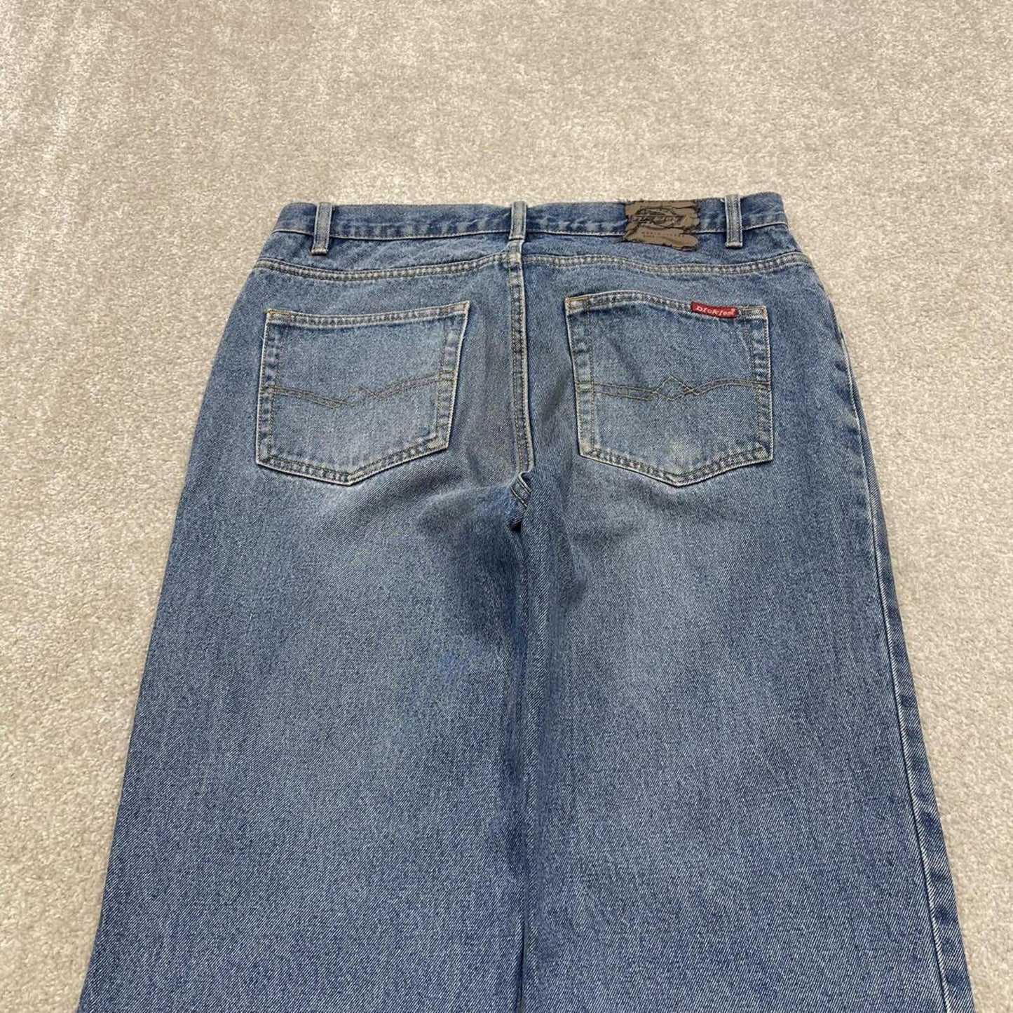 Dickies work jeans loose denim blue Regular fit skate style work pants