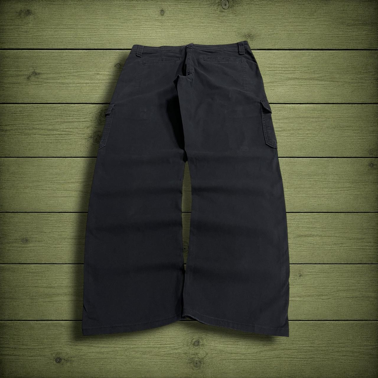 Wrangler cargo pants relaxed fit y2k black Comfy chino style skate work trousers