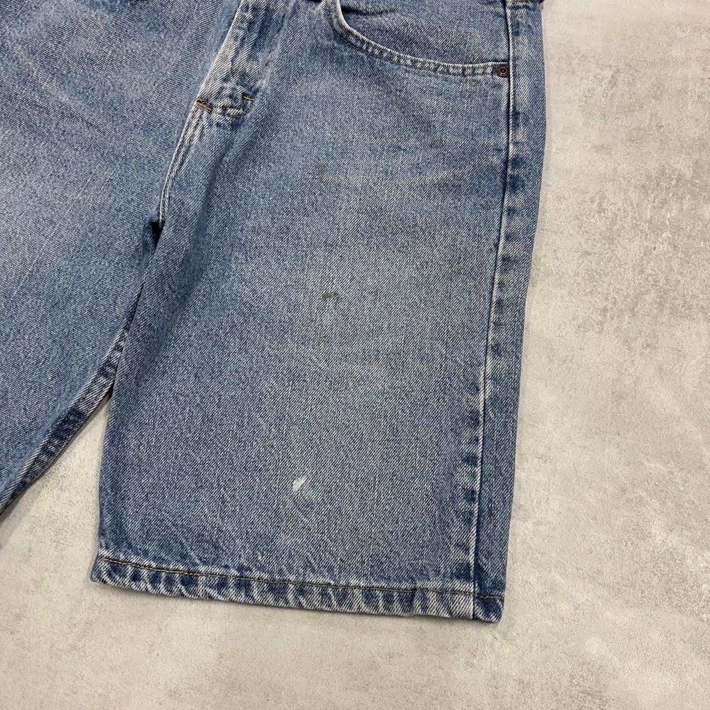 Blue Wrangler denim jorts W30 Loose denim summer jean shorts