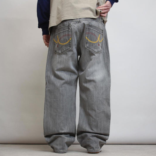 Baggy embroidered grey Pepe jeans W38 L32