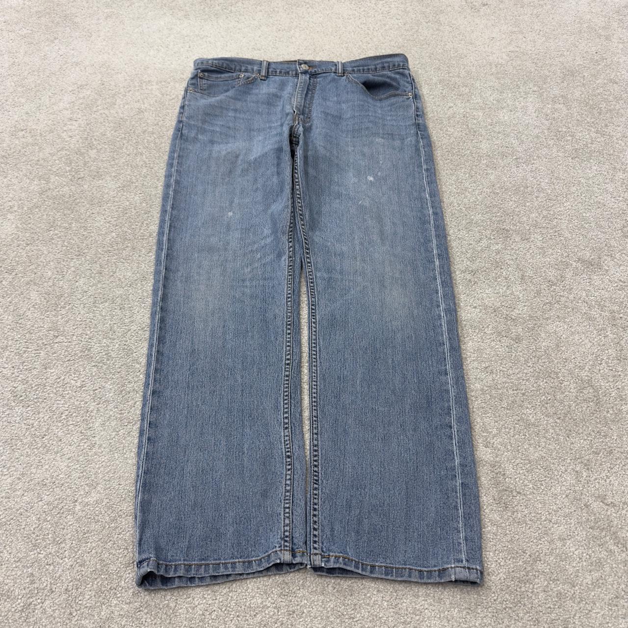 Levi’s 505 jeans Y2K blue denim Levi’s straight leg 2000s style pants red tab logo