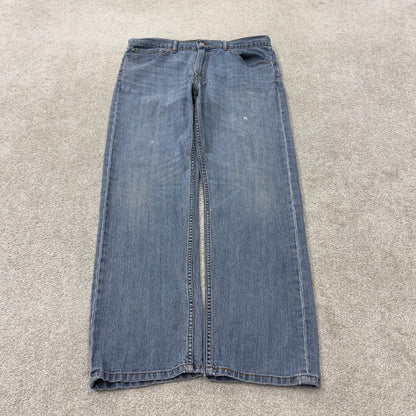 Levi’s 505 jeans Y2K blue denim Levi’s straight leg 2000s style pants red tab logo