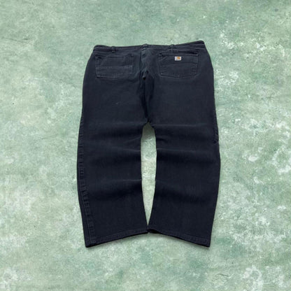 00s Y2k Carhartt jeans pants black Women's slim fit utility work pants