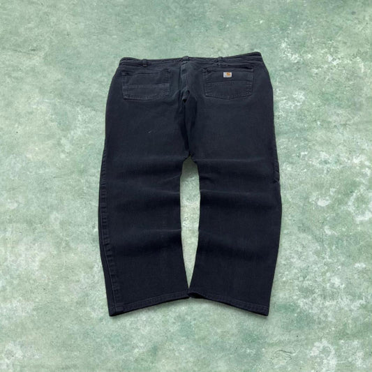 00s Y2k Carhartt jeans pants black Women's slim fit utility work pants