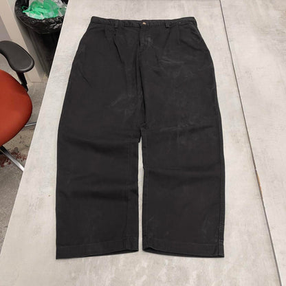 Baggy black pleated Carhartt pants W38L30