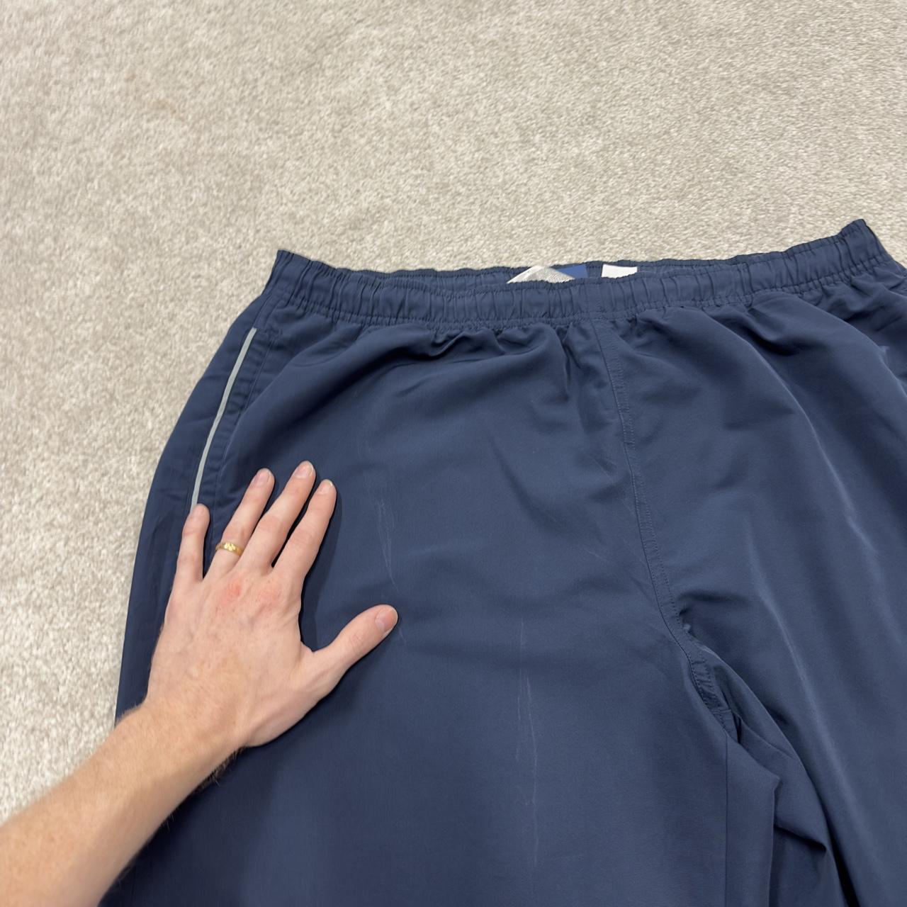 Baggy Y2K Reebok tracksuit bottoms navy XL Wide leg mesh lined track pants