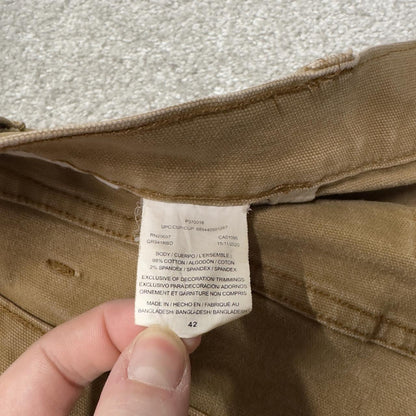 Dickies carpenter shorts y2k cargo tan Loose canvas skate style cargo shorts