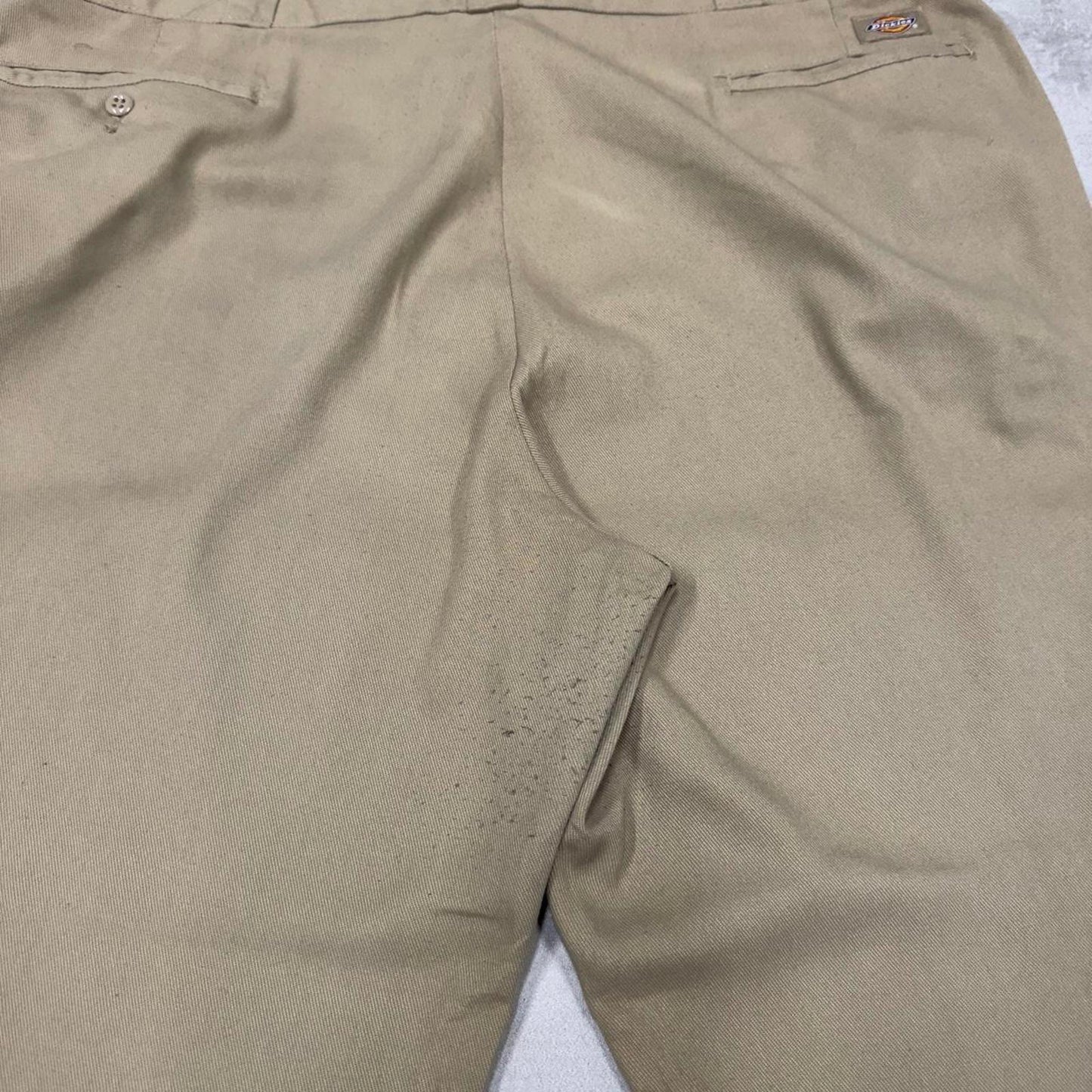 Khaki beige baggy Dickies 874 pants W42L30