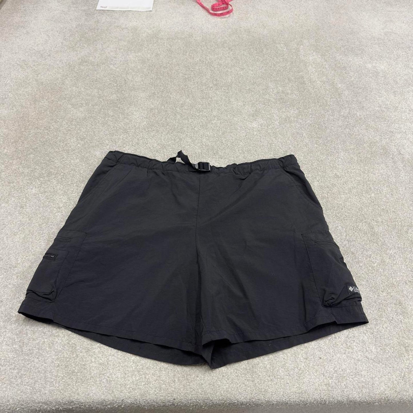 Y2K Columbia Cargo summer shorts black Loose utility festival tech shorts